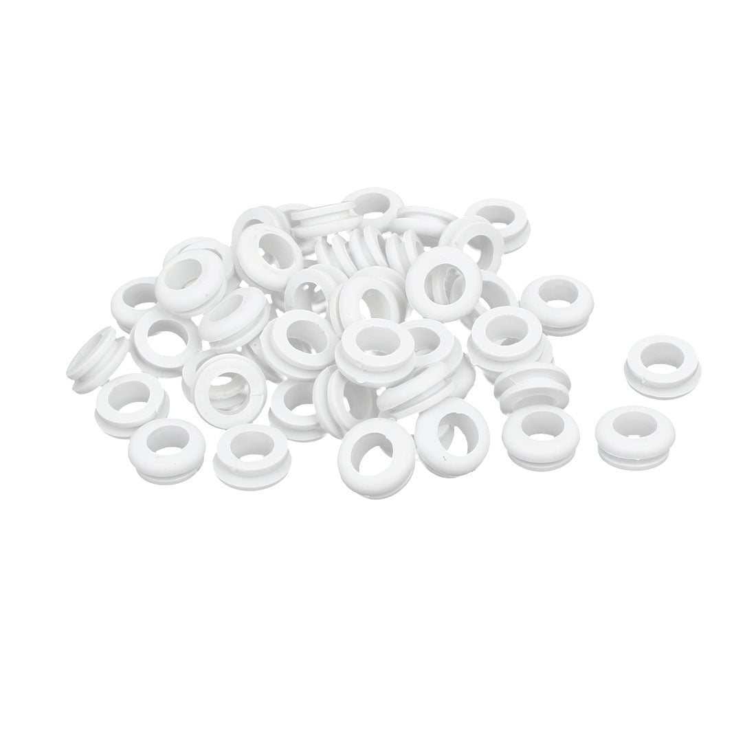 rubber ring sealing grommet electrical wiring gasket white 9mm inner dia 50pcs cable wall grommet k4 rubber grommet for electrical wires